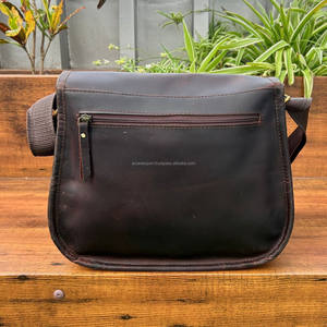 Nuevo monedero de cuero de búfalo de grano completo para hombres y mujeres, bolso de hombro tipo bandolera Vintage, bolso de viaje de cuero genuino para mujer - Product Image 3