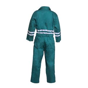 Overol de Seguridad de Trabajo Unisex 100% Ignífugo de Algodón, Ropa Cómoda con Hilo Ignífugo y Botón de Latón - Product Image 2