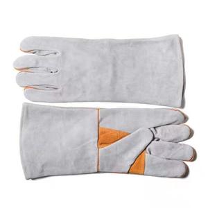 Guantes de Trabajo de Cuero Resistentes para Soldadura con Ajuste Flexible y Máxima Protección en Entornos Industriales - Product Image 1