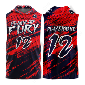 Nueva camiseta de fútbol personalizada 7v7 Bandera de entrenamiento de Mariscal de Campo 7 en 7 Conjunto de compresión sublimada Jerseys 7v7 Uniforme de fútbol - Product Image 5