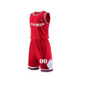 Uniforme de basket-ball pour hommes conception personnalisée grande taille 100% polyester respirant sublimation impression logo personnalisé sans manches - Product Image 2