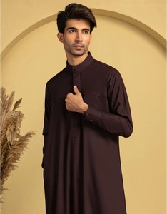 Vêtements islamiques pour hommes Thobe musulman arabe Thobe vente en gros à bas prix vêtements islamiques pour hommes Thobe Jubba pour hommes - Product Image 1