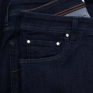 Usine personnalisé décontracté taille haute Jean jambe large hommes 14 -16 oz Jean japonais lisière Baggy Indigo Baggy Jean fabriqué au Pakistan - Product Image 3