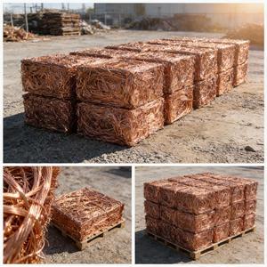 เศษลวดทองแดง ลวดทองแดงบริสุทธิ์ สีทองเหลือง วัสดุที่ไม่หุ้มฉนวน สำหรับการหลอมในอุตสาหกรรม - Product Image 6