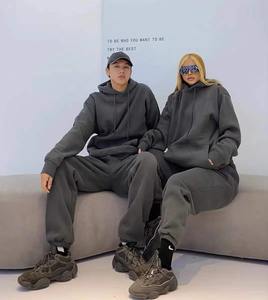 ชุดสเวตเตอร์มีฮู้ดสำหรับผู้หญิงชุดเซต2ชิ้นเสื้อฮู้ดสำหรับใส่วิ่งแขนยาวสำหรับฤดูหนาวออกแบบได้ตามต้องการ - Product Image 3