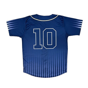 Equipo de alta calidad de aparejos de sarga al por mayor barato bordado en blanco sublimado béisbol personalizado - Product Image 6