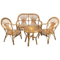 Canapé en osier/rattan d'extérieur et d'intérieur vietnamien en gros - Exportation de meubles en osier/rattan vers les marchés américain et européen