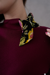 Fabricante de ropa de mujer Bufanda de manga larga Cuello Prendas de punto Suéter Otoño Invierno Nuevo estilo Prendas de punto Oportunidad al por mayor - Product Image 5