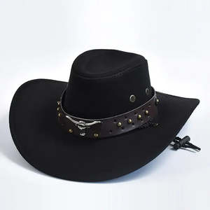 Elegant Vintage <b>Western</b> Cowgirl <b>Hat</b> Suede Wool Felt Printed Plain for Casual Formal Travel Summer Winter Party Fishing Sports - Product Image 5