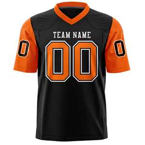 Maillot de football américain de haute qualité, respirant, évacuant l'humidité, séchage rapide, antibactérien, grande taille, manches courtes, personnalisable - Product Image 6