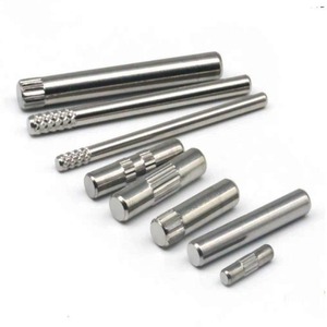 สลักยึดทรงกระบอกสแตนเลสแบบกำหนดเองที่ไม่ได้มาตรฐาน พร้อมร่องกันลื่น - Product Image 1