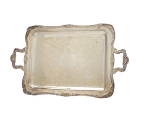 Modern Design Gold Brass Serving Tray Square Tray High Quality <b>Matte</b> <b>Table</b> Top New Design Serving Tray Direct Selling Low Price - Product Image 1