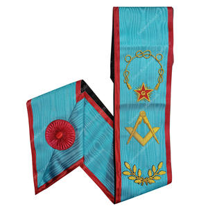 MASONIC REGALIA BLUE LODGE ASSR SCOTTISH RITE MASTER SASH FREEMASON RUBAN SACHET MAÇON CÉRÉMONIES - Product Image 4