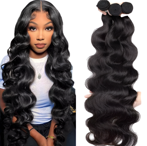 Trame de cheveux brésiliens Remy Body Wave |   Cheveux humains |   Double Drawn |   Épais de la pointe à la base |   Traitement chimique Aucun |   Toutes les couleurs - Product Image 1