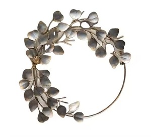 Ornement suspendu de Noël guirlande en métal décoration de fenêtre de Noël décor à la maison de Noël - Product Image 1