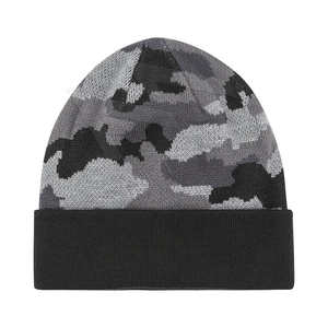 Custom Design Adult and <b>Baby</b> Warm Knitted <b>Beanie</b> Hats with New Leather Label Hand Embroidered Winter Hat for Business - Product Image 1