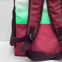 Bolsa de gimnasio multifuncional para hombres, Mochila deportiva informal, forro de algodón, cierre de cremallera suave, mochila con letras de lucha de baloncesto