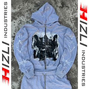 Conjunto Deportivo Extra Grande de Felpa Francesa 100% Algodón de Alta Calidad, 450 g/m², MOQ Bajo, Premium para Invierno - Product Image 2