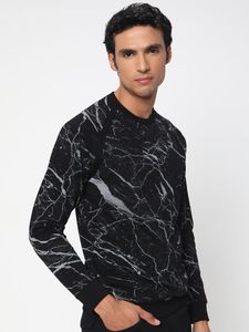 Moda impresa hombres sudaderas térmicas hombres último diseño al por mayor cuello redondo sublimación sudadera OEM personalizado - Product Image 4