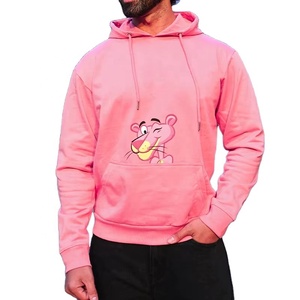 Wholesale USA Size Sublimation Blanks Hoodies Custom Print Polyester Fleece Sweatshirts Faux Bleached Sublimation Hoodie - Product Image 1