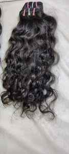 Máquina de extensiones de cabello Remy virgen indio de alta calidad, cabello humano sin procesar de onda profunda suelta de doble trama, 100 gramos Vixxen - Product Image 5