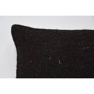 12x24 Inches Black Macrame Wool Rug with Vintage Woven Design Non-Slip Eco-Friendly Removable & Washable - Product Image 2