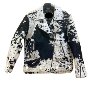 แจ็กเก็ตหนังวัวสำหรับผู้ชายผู้หญิงแจ็กเก็ตมอเตอร์ไซด์ออกแบบได้ตามต้องการ - Product Image 6