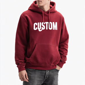 Sudadera con capucha de gran tamaño de algodón de invierno de alta calidad para hombre - Product Image 3