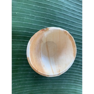 Prix bon marché jetable vietnamien Areca feuille de palmier bols vaisselle décorative pour déjeuner Camping extérieur Mme Amelia + 84855014447 - Product Image 3