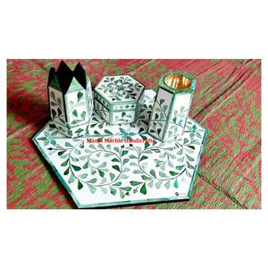 Producto hecho a mano de calidad superior de lujo, el mejor diseño, quemador Bakhoor con materiales de piedras preciosas de nácar, uso para artículos de regalo - Product Image 1