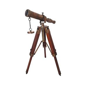 Télescope en laiton de catégorie vintage avec finition rustique pour les laboratoires de sciences nautiques à des fins éducatives Télescope en laiton - Product Image 2