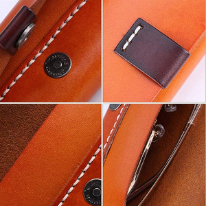 Porte-lunettes de soleil en cuir de qualité supérieure étuis à fermeture magnétique protecteur de lunettes étui rigide en polyuréthane Logo optique de lunettes personnalisé - Product Image 4