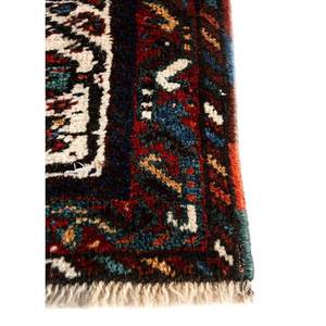 Alfombra de Lana Azul Anudada a Mano Aalam Paem-85, Rectangular 9x12, con Diseño de Medallón Tipo Rompecabezas, para Pasillo, Entrada y Sala de Estar - Product Image 4