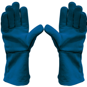 Gants de sécurité industrielle en cuir robuste Gant de soudage résistant à la chaleur Gants de travail de sécurité incendie Protection des mains et des bras - Product Image 2