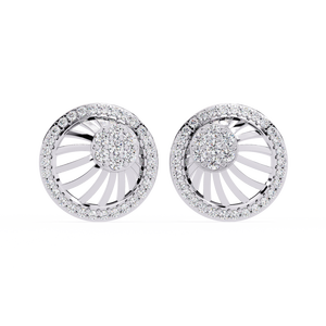 Pendientes Brillantes de Oro de 18K con Diamante Cultivado en Laboratorio, Pendientes de Diamantes Premium - Product Image 5