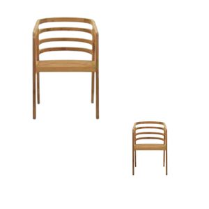 เฟอร์นิเจอร์สวนไม้เนื้อแข็งที่ทันสมัยฐานไม้เกรดสูงสำหรับโรงแรมร้านอาหารร้านกาแฟทั่วไปการรับประทานอาหารการออกแบบโซฟาที่หรูหรา - Product Image 2