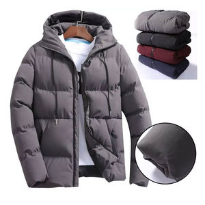 Veste d'extérieur légère pour homme avec capuche Impression numérique sur toile avec logo personnalisé Manteau à bulles de style High Street Design - Product Image 1
