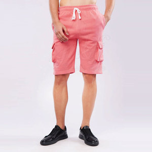 Short décontracté doux au toucher pour hommes avec ajustement extensible pour porter toute la journée Short décontracté pour hommes de couleur unie - Product Image 5