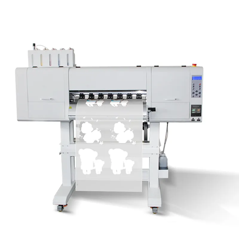 Digital Inkjet Printing Machine i3200 Double/Four Heads 60cm DTF Printer for DTF Transfer PET Film for T Shirt printing