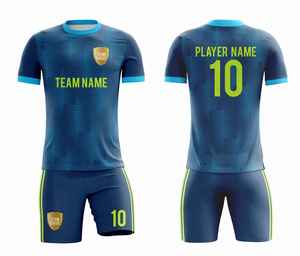 Nouveaux kits de football personnalisés 2026 |   Maillots de football à impression numérique OEM |   Uniformes ajustés à manches courtes, respirants et légers - Product Image 3