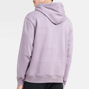 Sweat à capuche surdimensionné pour hommes 100% coton de haute qualité Streetwear personnalisé sweat-shirt uni et lourd vierge pour l'hiver - Product Image 2