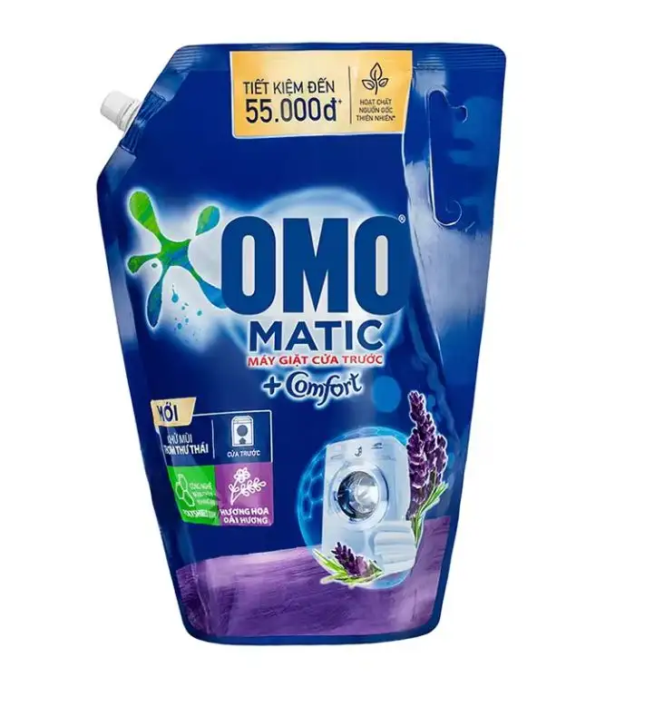 Venda O-mo (bolsa) Detergente Líquido Lavanda perfumada 2.7L - Lubrificante para a porta da frente - Detergente líquido para a roupa