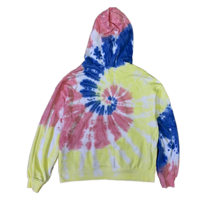 Sudadera Tie-Dye para mujer de tamaño personalizado Sudadera con capucha informal Storm hecha a mano suave para entrenamiento Tallas grandes Esencial de invierno - Product Image 3