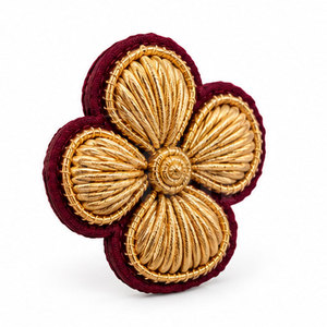Badge personnalisé en fil de métal, broderie, appliqué, patch décoratif fait main pour chapeaux, vêtements, uniformes, artisanat, accessoires - Product Image 2