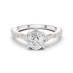 14K Fashion <b>Statement</b> <b>Ring</b> for Girls Modern Style - Product Image 3