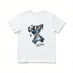 T-shirt Unisex 100% Cotone 210GSM Vestibilità Casual Oversize con Stampa DTG e Logo Frontale - Abbigliamento Compresso - Product Image 2