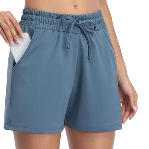 2025 nuevo diseño verano Yoga Fitness correr mujeres corto secado rápido deportes sueltos pantalones cortos para correr para mujeres - Product Image 2