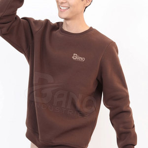 Design personnalisé Sweat-shirt pour homme de haute qualité en molleton de coton épais pour une tenue décontractée pour la saison d'automne en solde - Product Image 4
