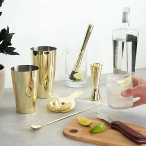 Outils à bar en or haut de gamme avec support, adaptés aux fêtes, aux événements, aux mariages, aux bars à domicile et à la présentation décorative - Product Image 2