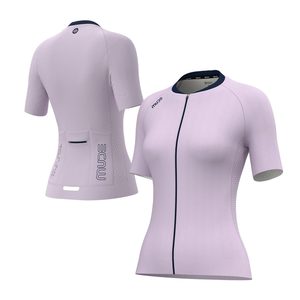 Maillot de cyclisme pour femme GLIDE Lilac - Respirant, léger, à manches courtes, pour vélo de route - Product Image 6